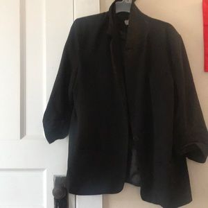 Black lined blazer